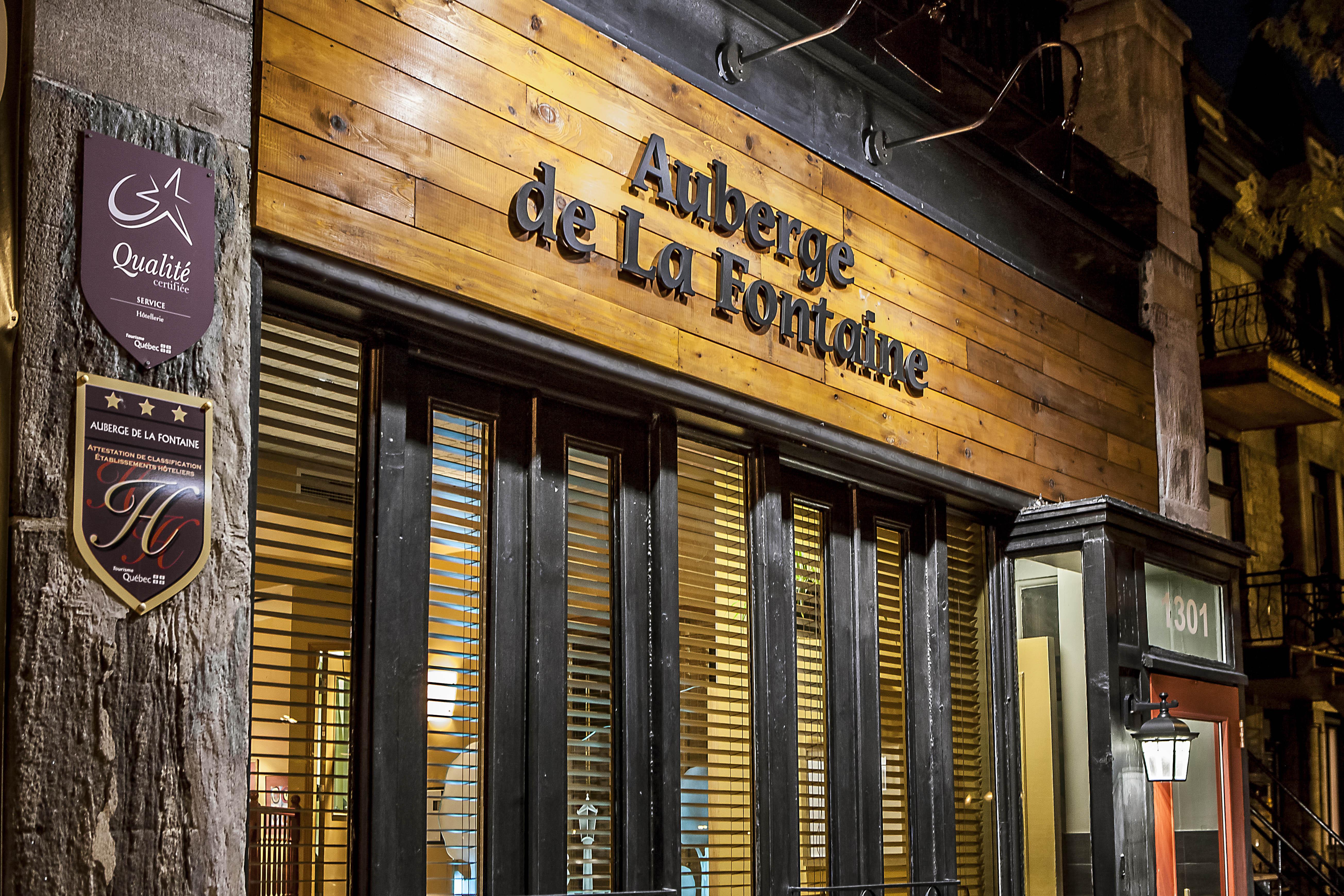 Auberge De La Fontaine Montréal Eksteriør bilde