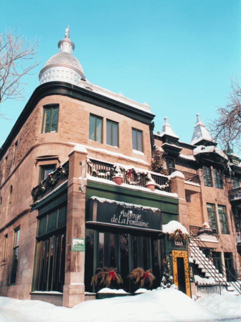 Auberge De La Fontaine Montréal Eksteriør bilde